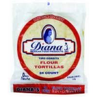 Dianas Flour Tortilla Gordita 24 ct - 24 Each