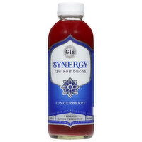 GT's Kombucha, Raw, Gingerberry - 16 Fluid ounce