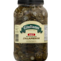 Giuliano Jalapenos, Hot, Nacho Sliced - 128 Ounce