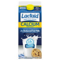 Lactaid Milk, 2% Reduced Fat, Lactose Free, Calcium Enriched - 0.5 Gallon