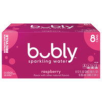 Bubly Raspberry Sparkling Water - 8 Each