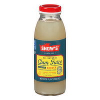 Snow's All Natural Clam Juice - 8 Ounce
