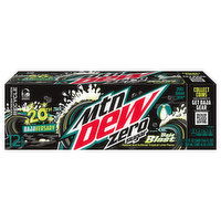 Mtn Dew Soda, Zero Sugar, Baja Blast - 12 Each