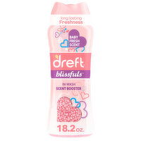Dreft Blissfuls In-Wash Scent Booster Beads, Baby Fresh Scent - 18.2 Ounce