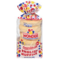 Wonder English Muffins, Sourdough - 6 Each