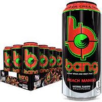 Bang Peach Mango, 16 oz cans - 192 Ounce