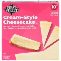 First Street Cheesecake, Cream-Style, 64 Ounce