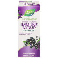 Nature's Way Immune Syrup, Traditional, Elderberry - 4 Fluid ounce