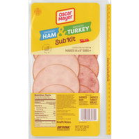 Oscar Mayer Sub Kit, Ham & Turkey, Smoked, 28 Ounce