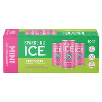 Sparkling Ice Zero Sugar Kiwi Strawberry Mini Sparkling Water - 10 Each