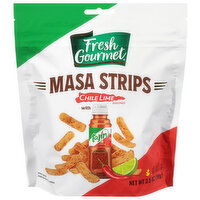 Fresh Gourmet Chile Lime Seasoned Masa Strips - 3.5 Ounce
