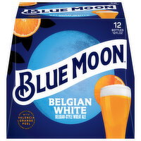 Blue Moon Belgian White Beer - 12 Each