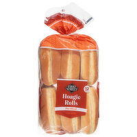 First Street Hoagie Rolls, Pre-Sliced, 12 Each