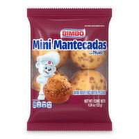 Bimbo Bimbo Mantecadas Mini Vanilla Muffins with Pecans, 4 count, 4.34 oz - 4.34 Ounce