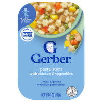Gerber Toddler (12+ Months) Pasta Stars with Chicken & Vegetables - 6 Ounce