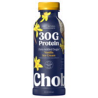Chobani Zero Added Sugar Vanilla Ice Cream Greek Yogurt Drink - 14 Fluid ounce