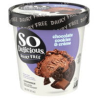 So Delicious Dairy Free Gluten-Free Cashewmilk Non-Dairy Chocolate Cookies & Creme Frozen Dessert - 1 Pint