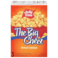 Jolly Time Microwave Popcorn, Ultimate Cheddar, The Big Cheez - 3 Each