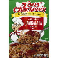 Tony Chachere's Dinner Mix, Jambalaya, Creole - 8 Ounce