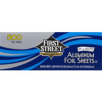 First Street Aluminum Foil, Sheets, 9 Inches x 10.75 Inches - 500 Each