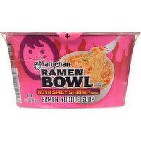 Maruchan Ramen Bowl, Hot & Spicy Shrimp Flavor, 3.32 Ounce