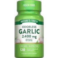 Nature's Truth Softgels 2400 mg Odorless Garlic