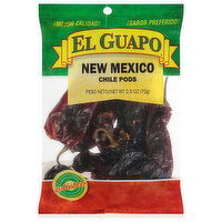 El Guapo Whole New Mexico Chili Pods (Chile Nuevo Mexico Entero) - 2.5 Ounce