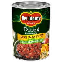 Del Monte Fire Roasted with Hatch Green Chilies Diced Tomatoes - 14.5 Ounce