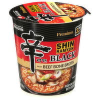 Nongshim Premium Black with Beef Bone Broth Ramyun Noodles with Soup Mix - 3.56 Ounce