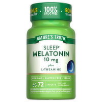 Nature's Truth Nature's Truth Melatonin 10 mg plus L-Theanine - 72 Each