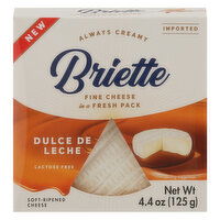 Briette Cheese, Soft-Ripened, Dulce De Leche - 4.4 Ounce