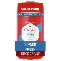 Old Spice High Endurance Deodorant for Men, Aluminum Free, Fresh Scent, 3.0 oz Twin Pack - 6 Ounce