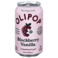 Olipop Blackberry Vanilla - 12 Ounce