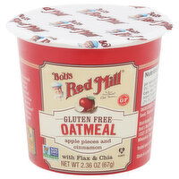 Bob's Red Mill Oatmeal, with Flax & Chia, Gluten Free, Apple Pieces & Cinnamon, 2.36 Ounce