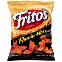 Fritos Corn Chips, Flamin' Hot Flavored - 9.25 Ounce