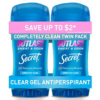 Secret Clear Gel Antiperspirant Deodorant for Women, Completely Clean