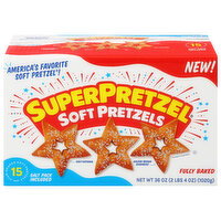 SuperPretzel Star-Shaped Soft Pretzels - 15 Each