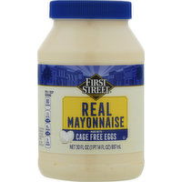 First Street Mayonnaise, Real - 30 Fluid ounce