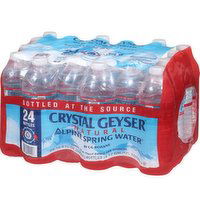 Crystal Geyser Natural Alpine Spring Water 24ct. - 568.08 Ounce