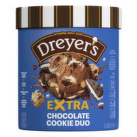 Dreyer's Frozen Dairy Dessert, Extra Triple Fudge Brownie - 1.5 Quart