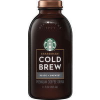 Starbucks Starbucks Cold Brew Premium Coffee Drink Black Unsweetened 11 Fl Oz Bottle - 11 Ounce