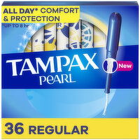 Tampax Pearl Tampons, Regular - 36 Each