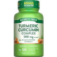 Nature's Truth Capsules 500 mg Turmeric Curcumin Complex - 120 Each