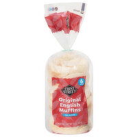 First Street English Muffins, Plain, 13 Ounce