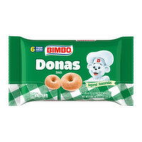 Bimbo Sugared Donuts, Club Pack, 6 twin packs, 11.1 oz