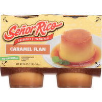 Senior Rico Caramel Flan, 4 Pack - 4 Each