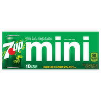 7-UP Soda, Lemon Lime, Mini, 75 Ounce