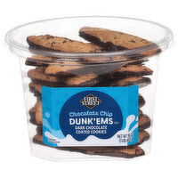First Street Chocolate Chip Dunk'ems Cookies - 16 Ounce