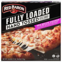 Red Baron Pizza, Hand Tossed Style Crust, BBQ Chicken Recipe - 26.6 Ounce