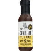 G Hughes Wing Sauce, Sugar Free, Sweet Honey Flavored - 12 Fluid ounce